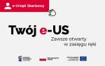 Baner informacyjny: Twój e-US Zawsze otwarty w zasięgu ręki.